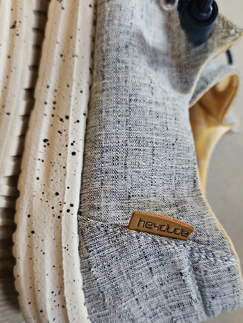 Hey Dude Wendy Chambray White Blue